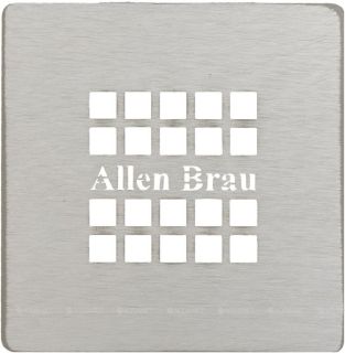 Накладка для сифона Allen Brau Priority 8.310N1-BA серебро браш 100х100